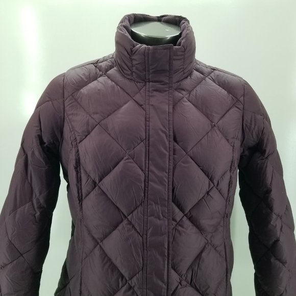 Eddie Bauer Purple EB700 Premium Goose Down Puffer Jacket Women's Size XL - Picture 3 of 11